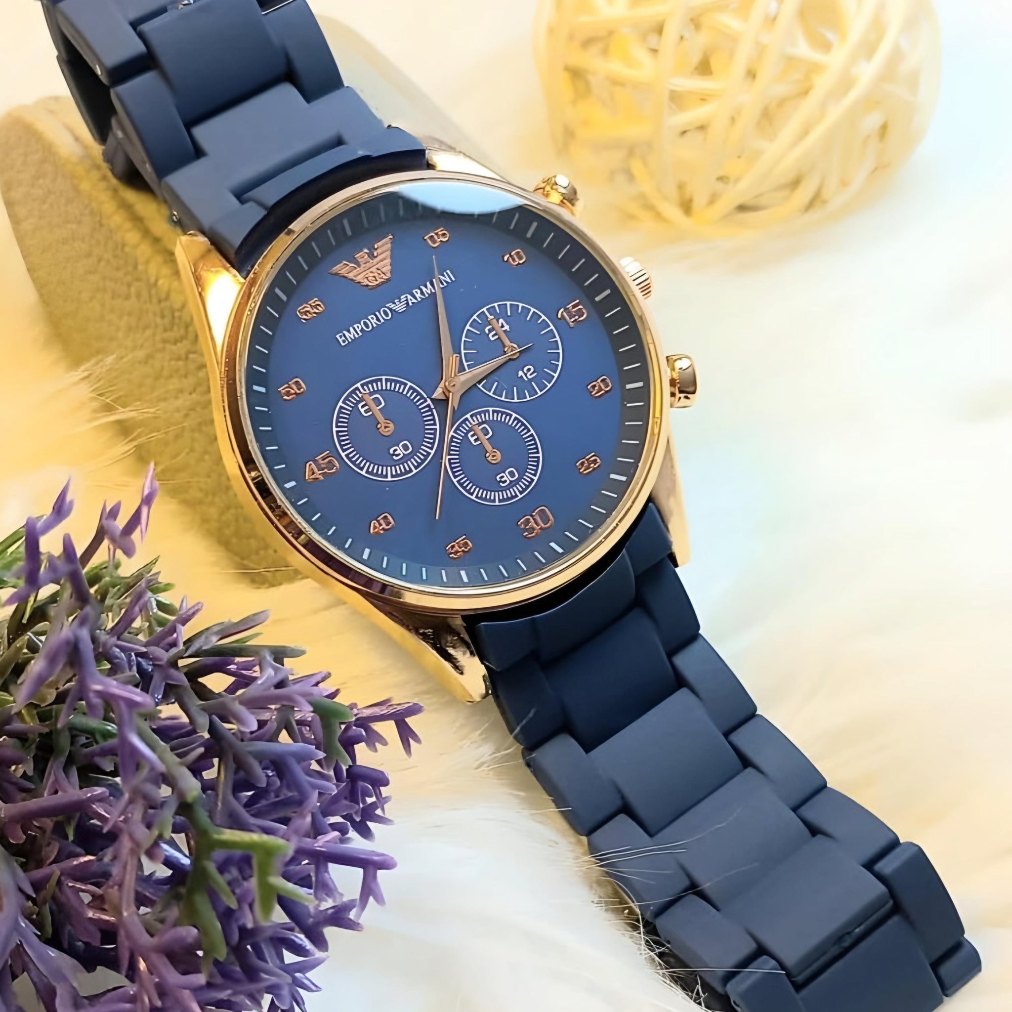 Casual Rubber Straps Watch