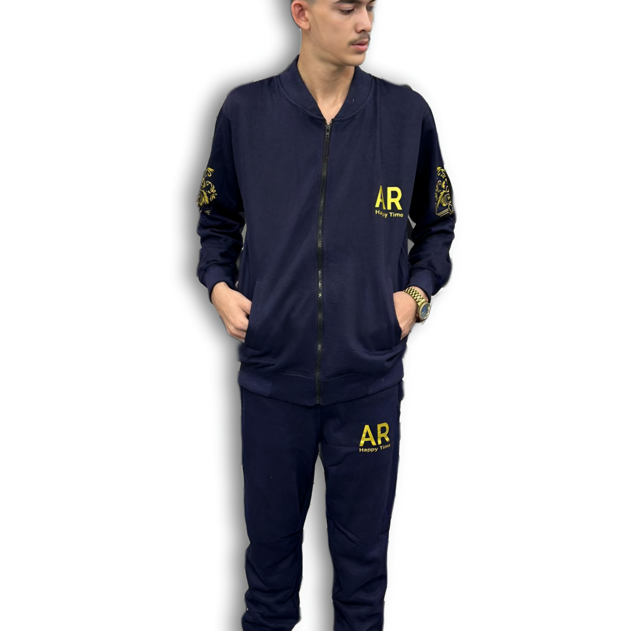 2 Pieces Zipper Track Suits